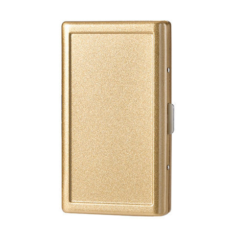 粗中细三用磨砂铁夹防潮便携烟盒