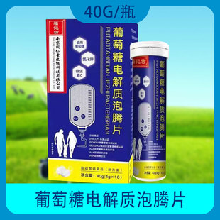 福记坊葡萄糖电解质泡腾片耐力类葡萄糖氯化钾维生素C南京同仁堂