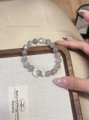 Nicole「清冷月光」原创天然银月光水晶手串千金风高级感手链礼物