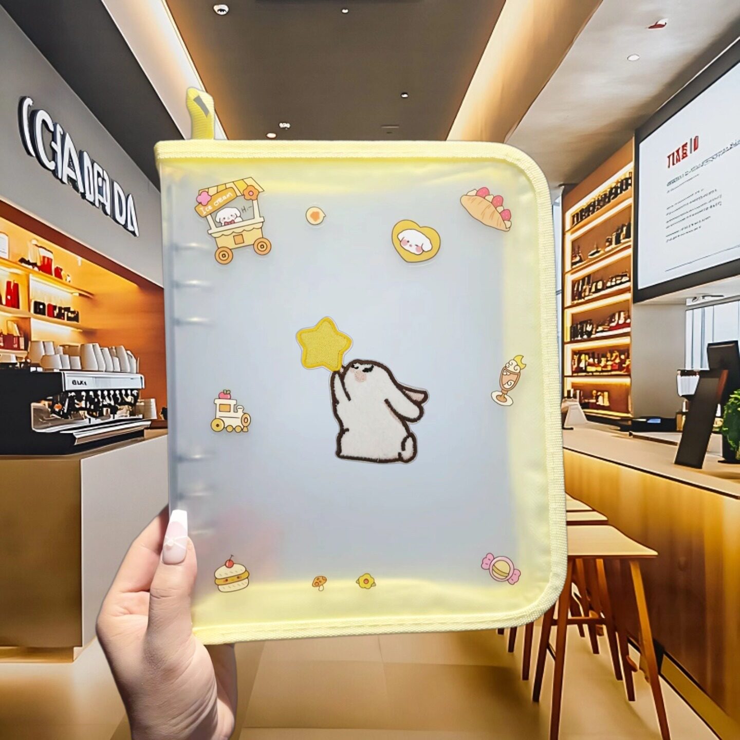 卡通孕检收纳册新款可爱产检包孕期b超报告单资料册孕妈妈档案册