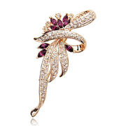 Broche femme en Zircon diamant - Ref 1177277 Image 9