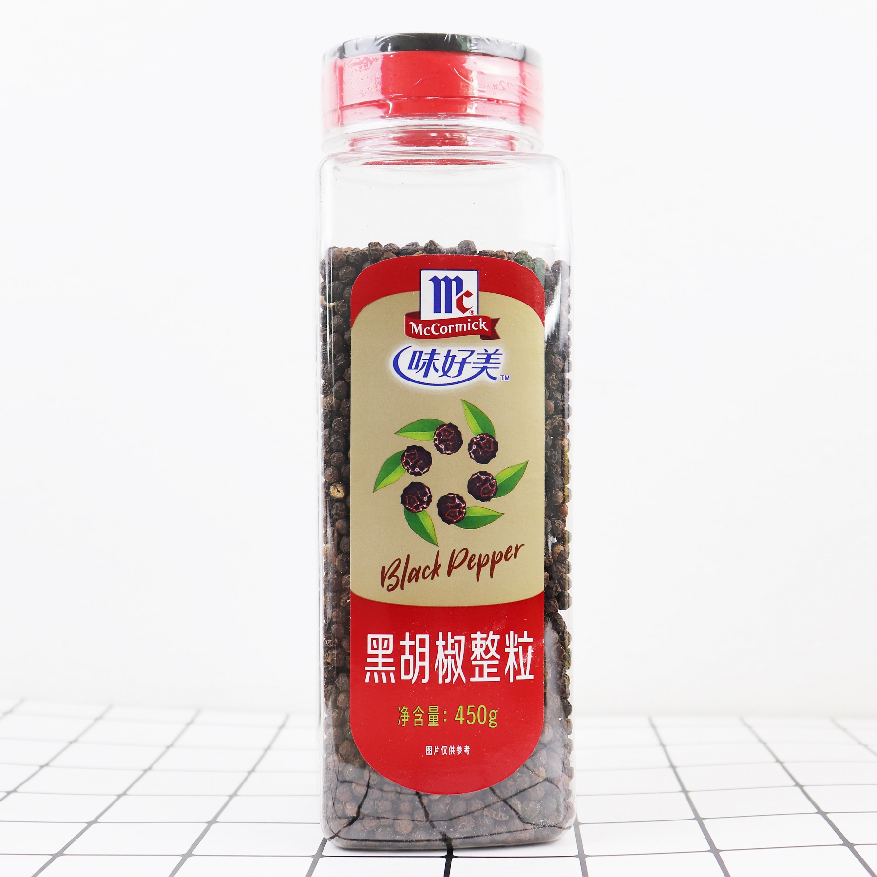 原装正品味好美 黑胡椒整粒 黑椒粒(black pepper)  黑椒碎450克