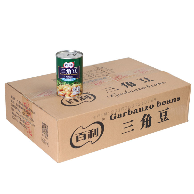 百利三角豆罐头432g*24罐熟鹰嘴豆即食冷盘西餐意面西餐烘焙原料