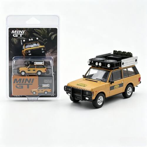 MINIGT 1:64路虎骆驼奖杯1981 合金汽车模型#1221挂卡 minigt车模