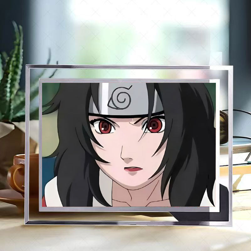 火影忍者夕日红水晶玻璃相框动漫同款二次元桌面创意摆件生日礼物,家居饰品,相框/画框,淘宝优惠券,粉丝福利购,淘宝优惠卷