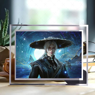 云深不知梦水晶玻璃相框言澈动漫同款桌面创意摆件可定制立牌礼物