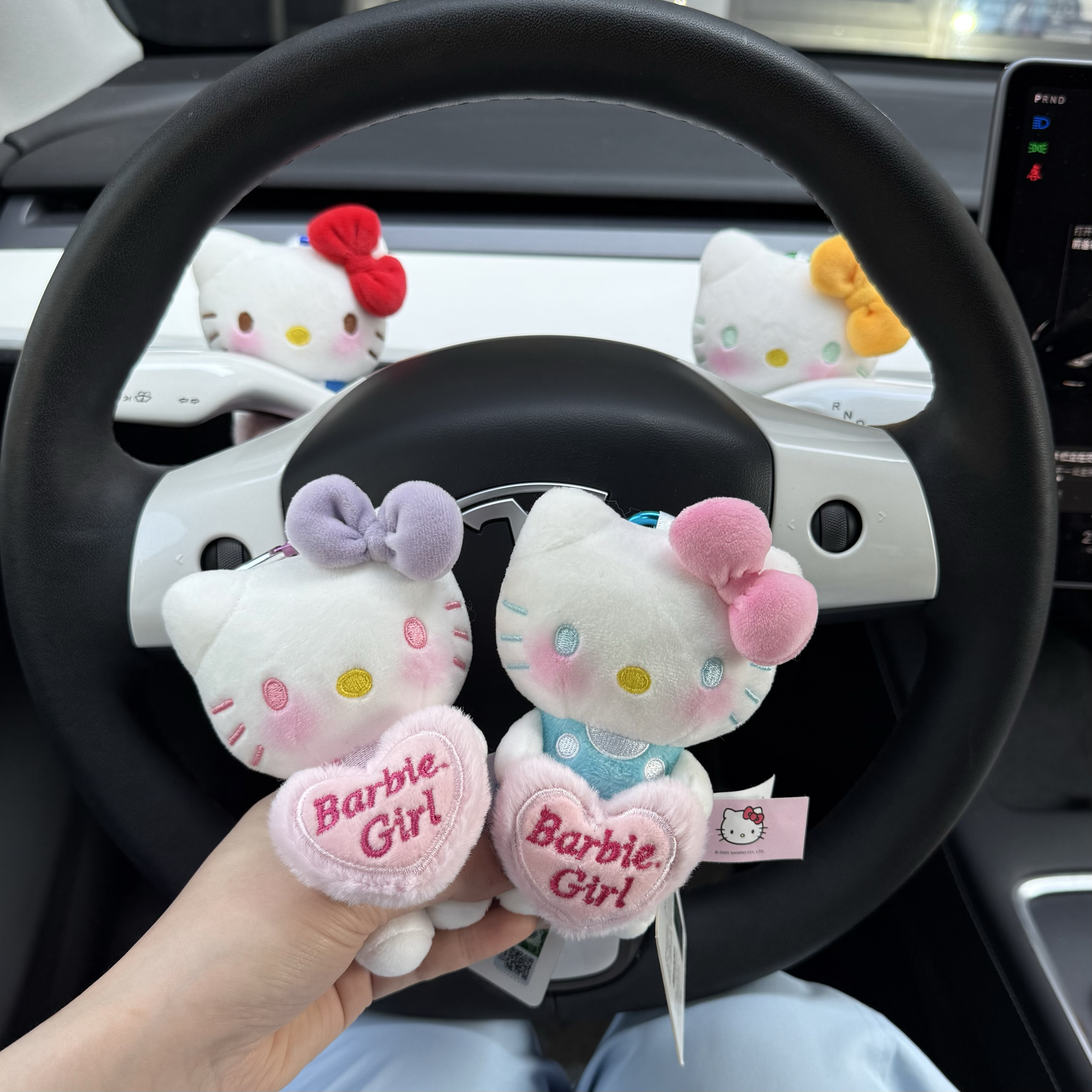 正版经典kitty汽车怀挡装饰品车载雨刮器转向灯装饰新车礼