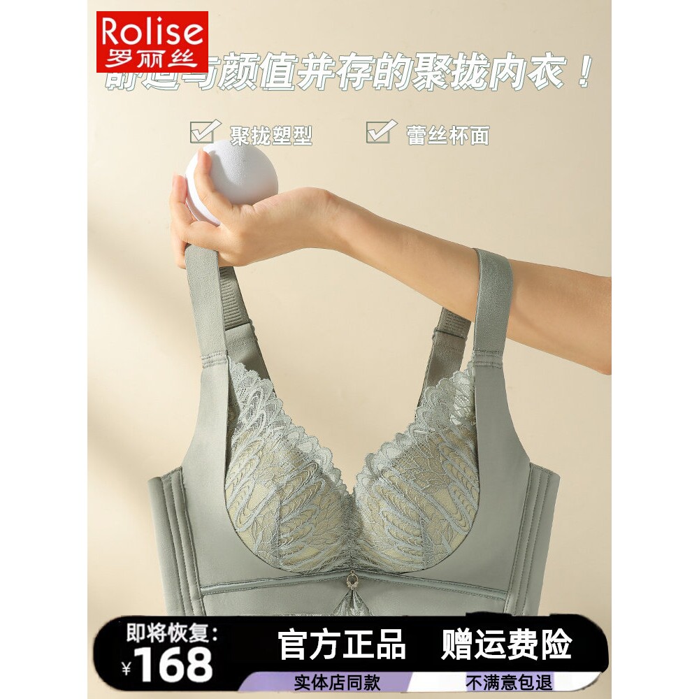 罗丽丝官方正品旗舰店内衣女小胸文胸