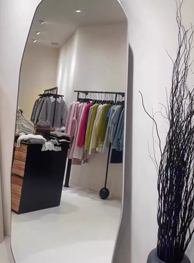 木森饰家钻石镜服装店专用全身镜显瘦镜落地镜服装店试衣镜瘦身镜