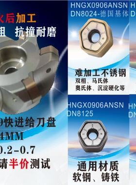 NC45HN09普拉米特高效开粗刀盘HNGX0906/HNMG0907