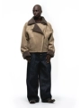 Khaki (Nf Lambswool Cotton Jacket)