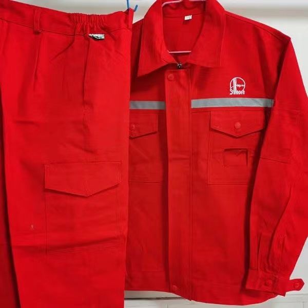 工作服油田耐磨工地工厂车间男女石油春秋款定制反光条工作服