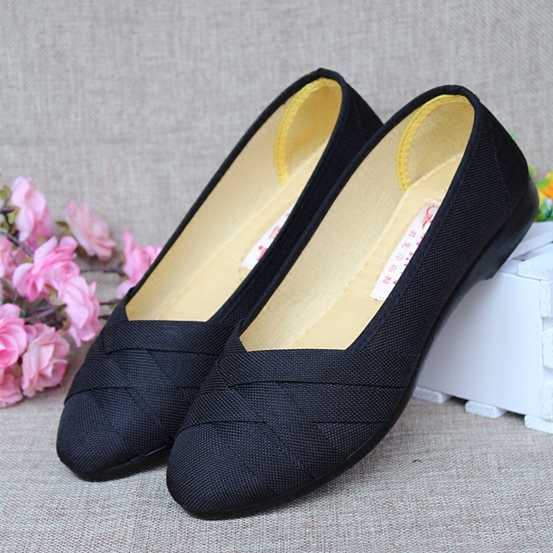 春季女鞋妈妈鞋软底舒适孕妇鞋平底工作鞋浅口休闲单鞋