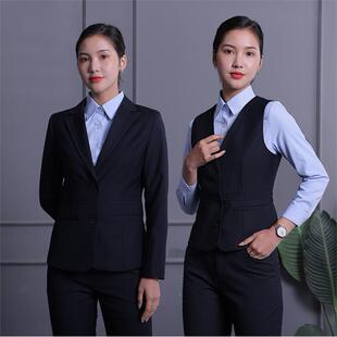 新款中国邮政储蓄工作服女邮储春秋制服外套西服藏行服