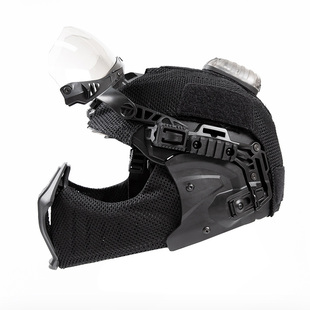 FMA Wendy温迪头盔2.0/3.0导轨专用护脸护耳一体网状半脸面罩面具