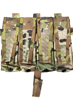 AVS翻盖四联SMG 9MM .45攻击面板工具杂物包JPC2.0 SPC背心前面板