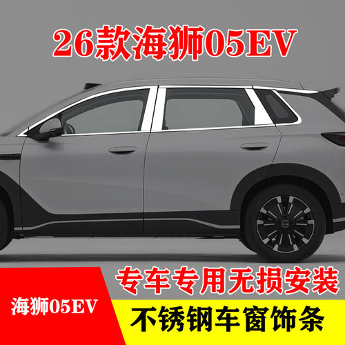 26款海狮05EV专用车窗亮条