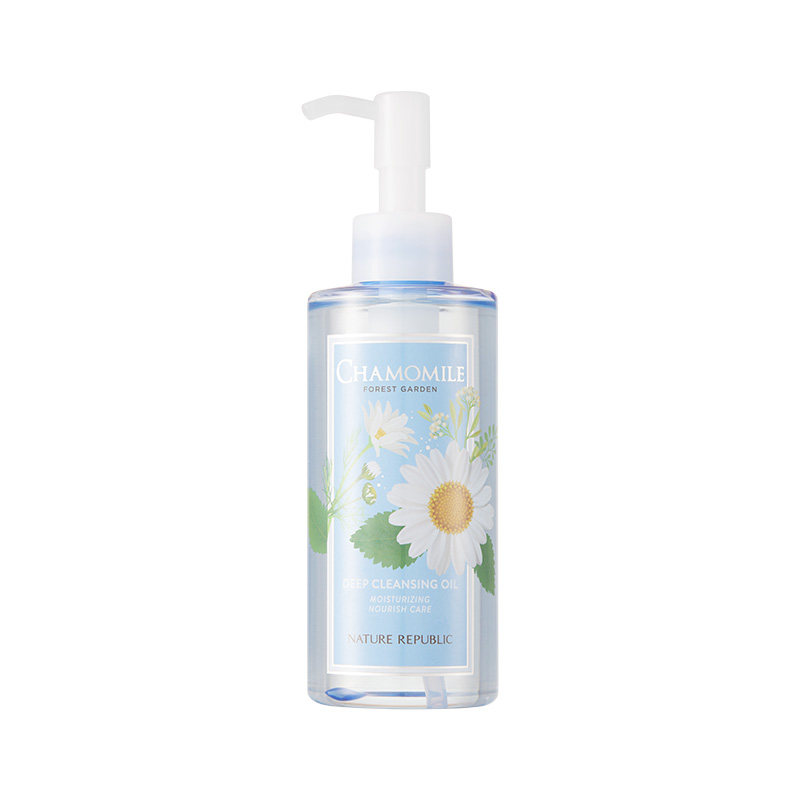 韩国自然乐园NatureRepublic森林花园甘菊卸妆油保湿温和清洁毛孔