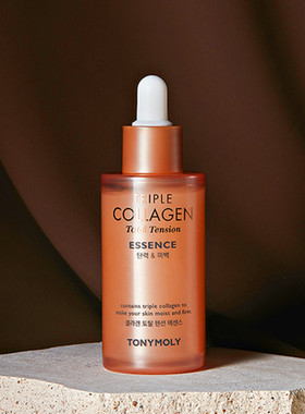 韩国本土专柜TONYMOLY托尼魅力三重胶原蛋白精华补水保湿弹力紧致