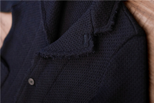 chambre CDG 2002 日本制 肌理感 黑色羊毛 小西服外套 robe