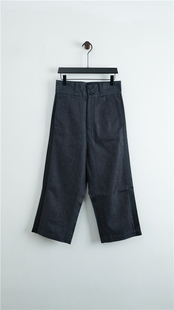 WATANABE 2006 宽松阔腿 日本制 原色牛仔裤 JUNYA 真丝拼接 CDG