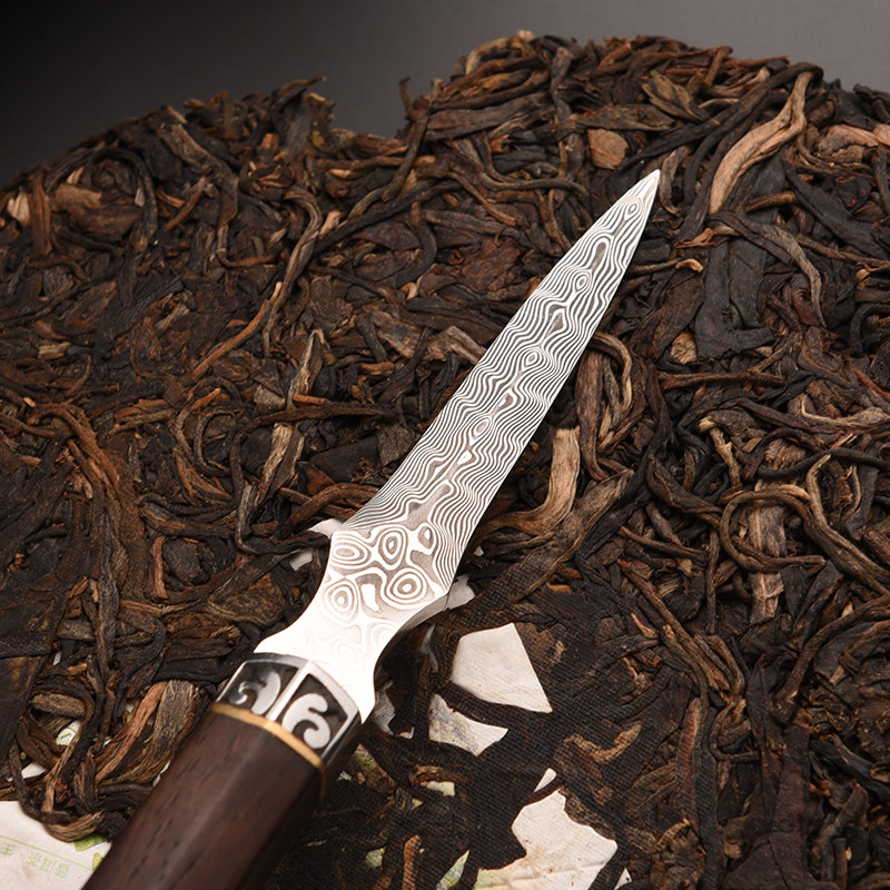 锦格 普洱茶刀茶勺茶夹六君子三件套功夫茶具茶道零配件304不锈钢