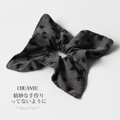 川野方巾蝴蝶结发圈扎头发橡皮筋高弹力耐用发绳2025新款 高端头绳