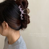 川野爱心小抓夹女2025新款 高级感鲨鱼夹发量少发夹后脑勺头发夹子