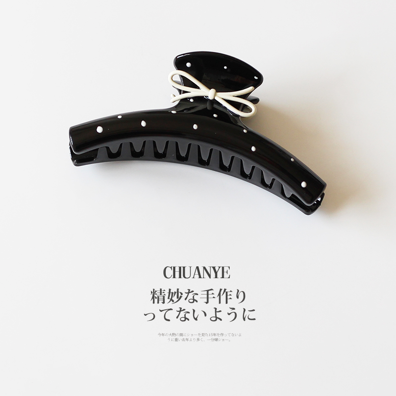 川野精致蝴蝶结发夹抓夹！