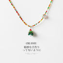 川野圣诞树项链女士秋冬轻奢小众毛衣链生日礼物送女友2025新款 女