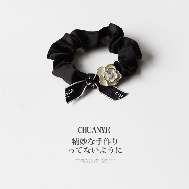 川野山茶花小肠发圈网红气质头饰2025新款发绳高端皮筋女扎头头绳,饰品/流行首饰/时尚饰品新,发饰,淘宝优惠券,粉丝福利购,淘宝优惠卷
