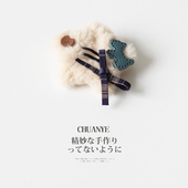 川野法式 秋冬毛绒五角星发夹女新款 可爱百搭前额碎发卡子头饰发饰