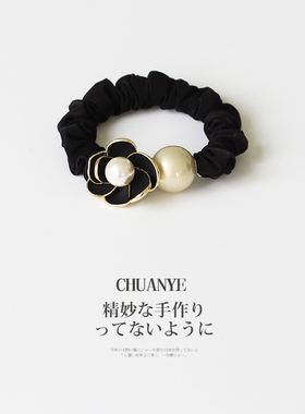 川野茶花头绳2025新款高端大肠发圈头圈发绳扎头橡皮筋高弹力耐用