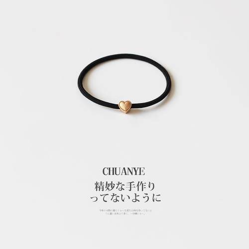 川野简约爱心发绳2026新款