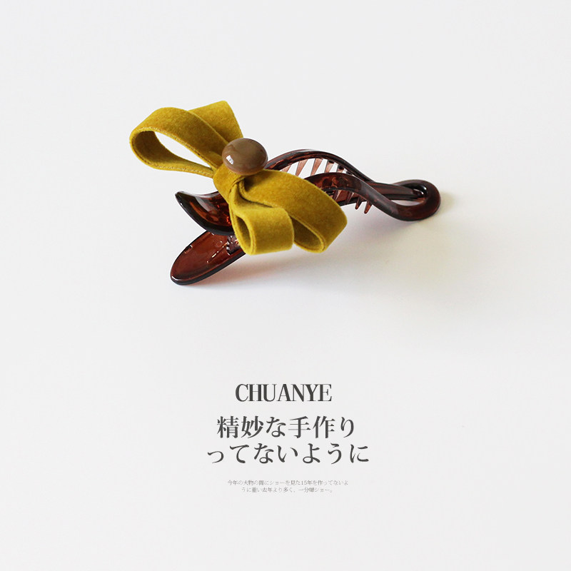 川野法式植绒蝴蝶结鸭嘴夹新款时尚个性后脑勺盘发一字夹头饰发饰,饰品/流行首饰/时尚饰品新,发饰,淘宝优惠券,粉丝福利购,淘宝优惠卷