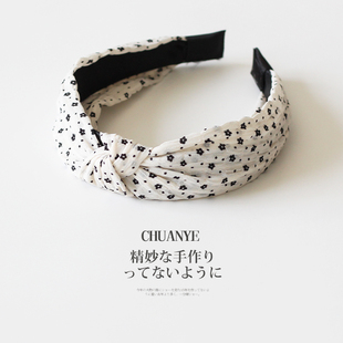 川野原创满天星碎花头箍新款时尚个性高颅顶日常外戴发箍头饰发饰