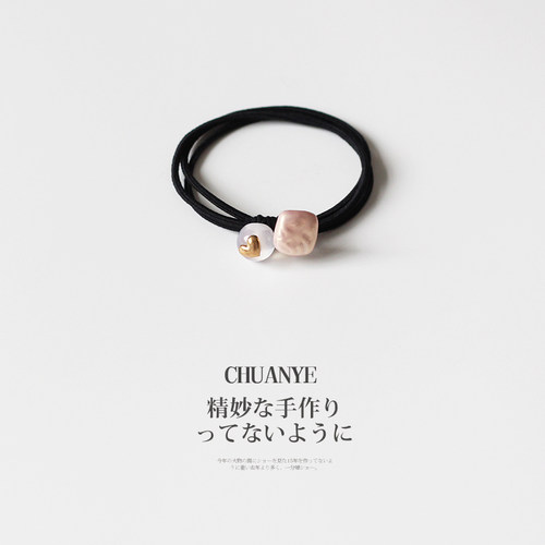川野仿珍珠发圈头绳网红
