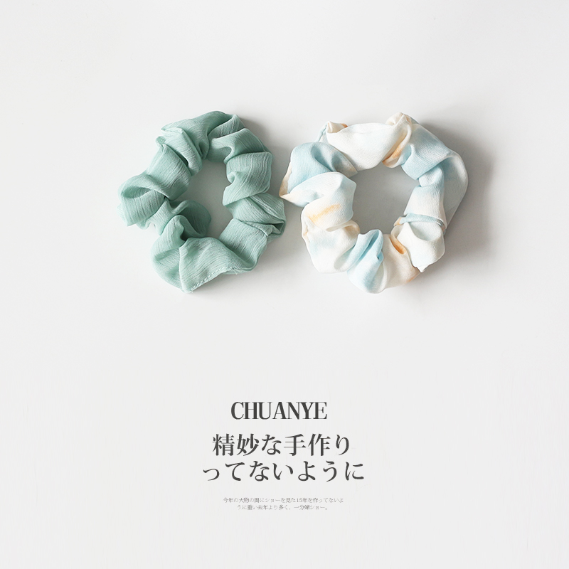 川野发圈小肠秋天绳网少女头饰