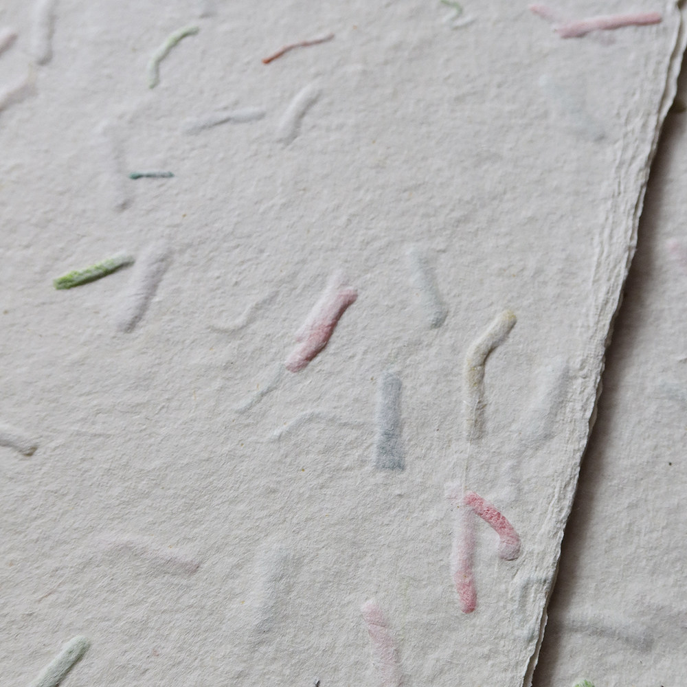 MARKYPUPPY 수제 양모 가장자리 종이 손 계정 재료 종이 청첩장 수제 종이 사용자 정의