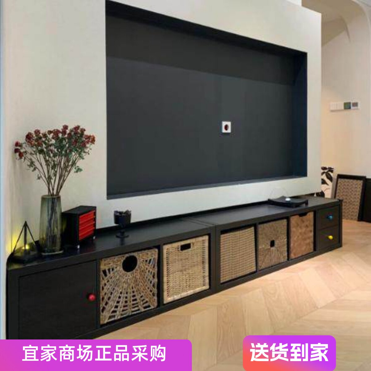 IKEA宜家卡莱克  搁架单元书柜展示柜可搭配抽屉门板改造宜家代购