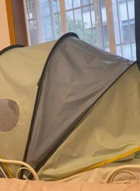 IKEA宜家 埃弗加床帷帐蓝色/绿色床蓬防尘遮光透气家用透气可折叠