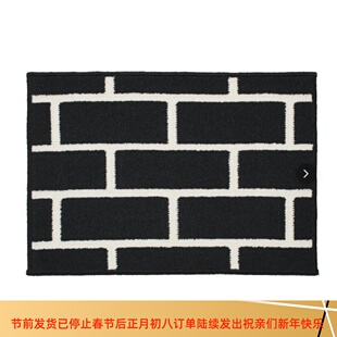 IKEA宜家 瓦德普拉门垫卧室门口垫子浴室地垫加厚防滑地垫代购