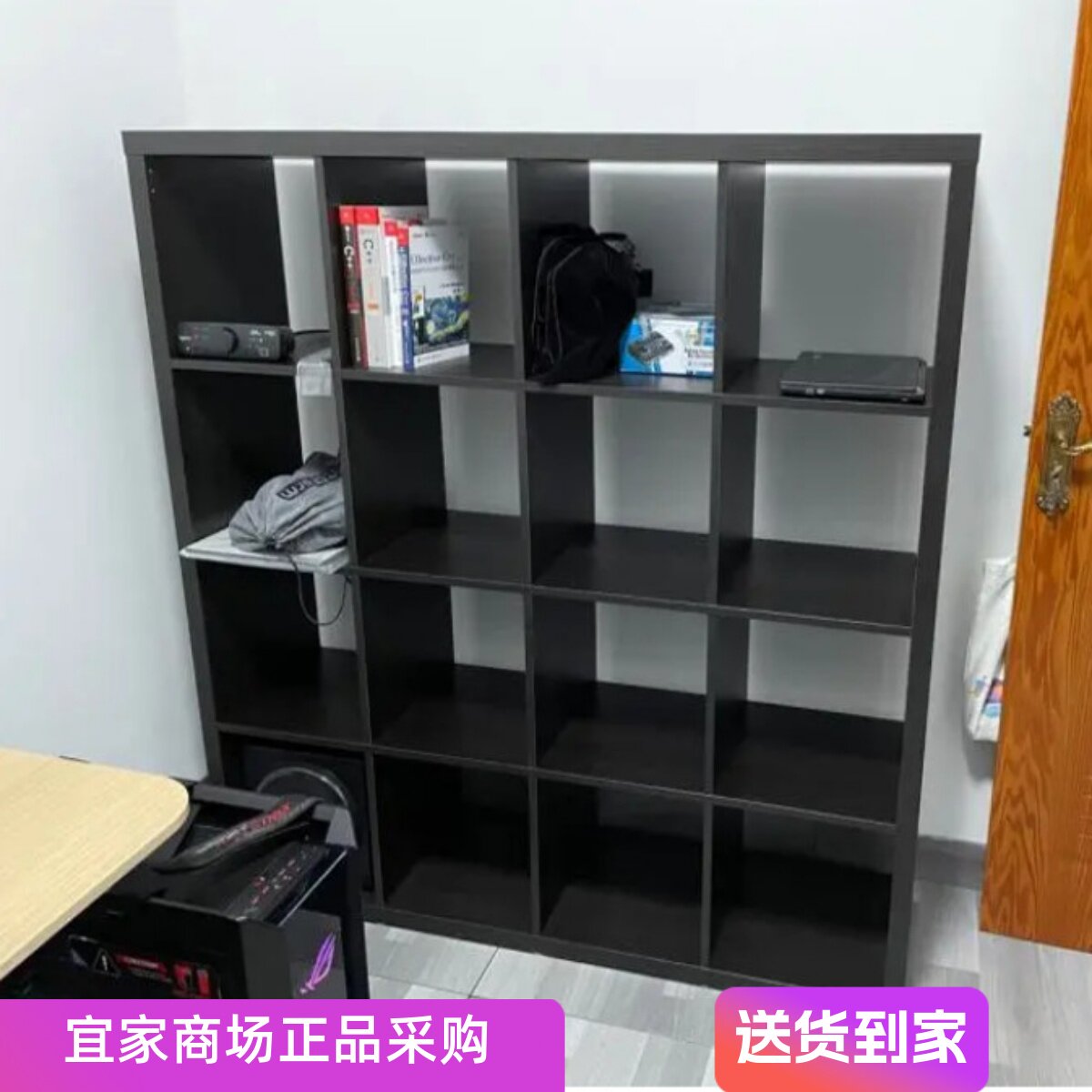 IKEA宜家卡莱克书架展示架 147*147隔断墙柜书柜代购