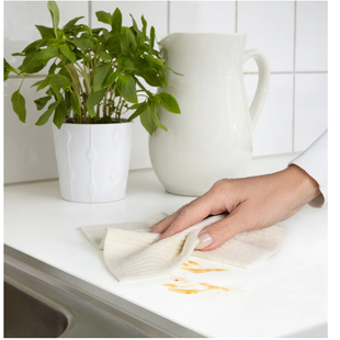 IKEA宜家正品 缇克西清洁抹布2件吸水柔软清理抹布去污抹布代购