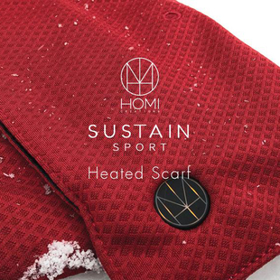 石墨碳纤维丝奈米银离子发热围巾 Sport 护颈热敷 Sustain HOMI