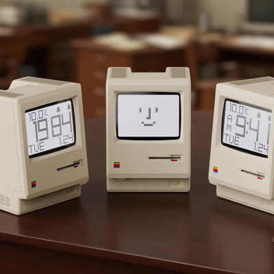 Maclock | Macintosh 麦金塔像素闹钟 桌面趣味摆件 经典复古设计