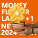 拍打感应 Money 延时关灯 有钱花 趣味氛围小夜灯 Flower Lamp