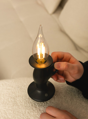 CANDLELIGHT VITAGE LAMP | 复古烛光夜灯 家居装饰灯 怀旧氛围灯