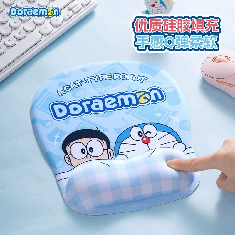 硅胶哆啦A梦硅鼠标垫/贴/腕垫图片