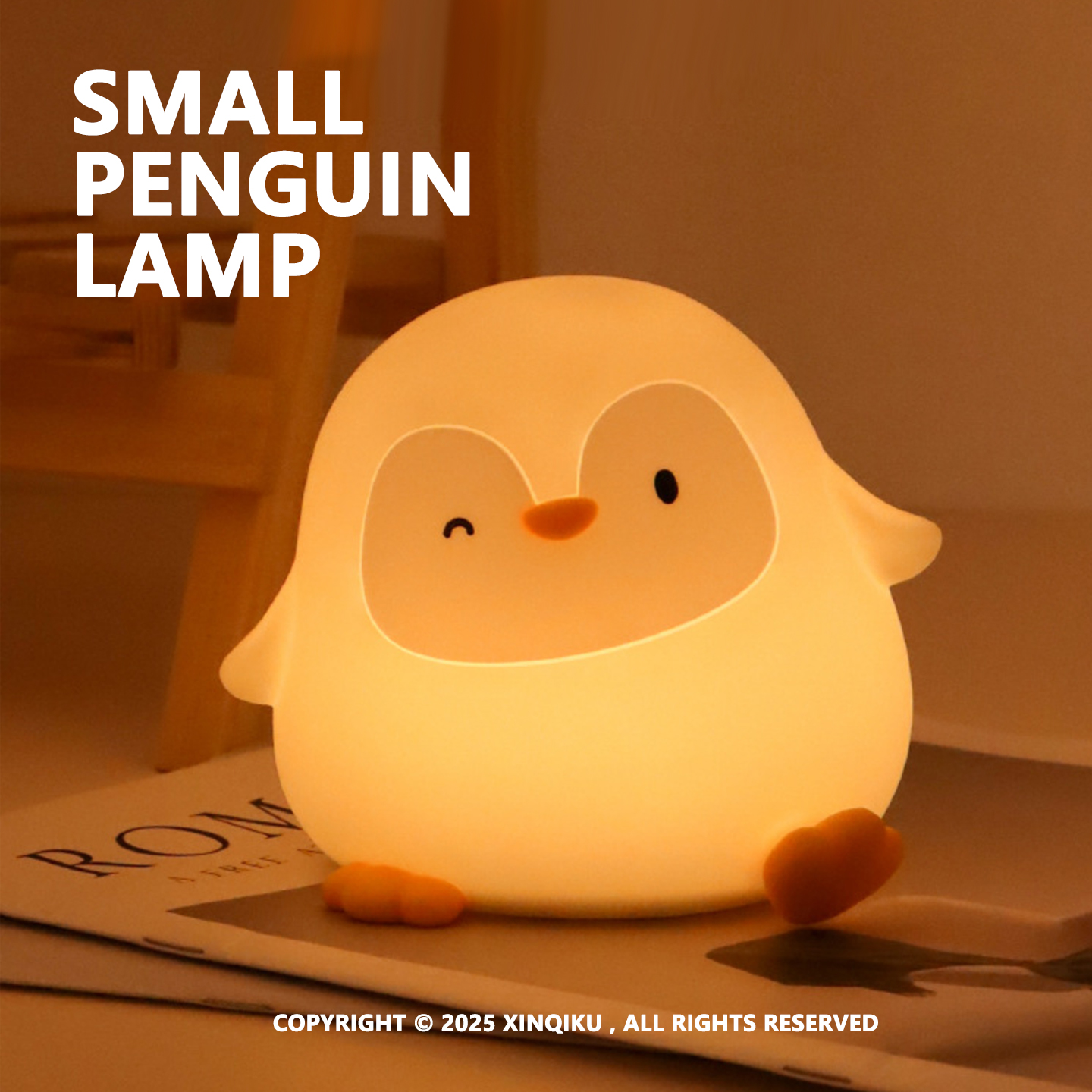 PENGUIN LAMP | 极地企鹅宝宝 伴睡安抚夜灯 拍打感应 延时关灯